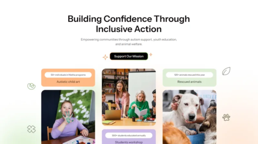 VZFoundation website design and WordPress development